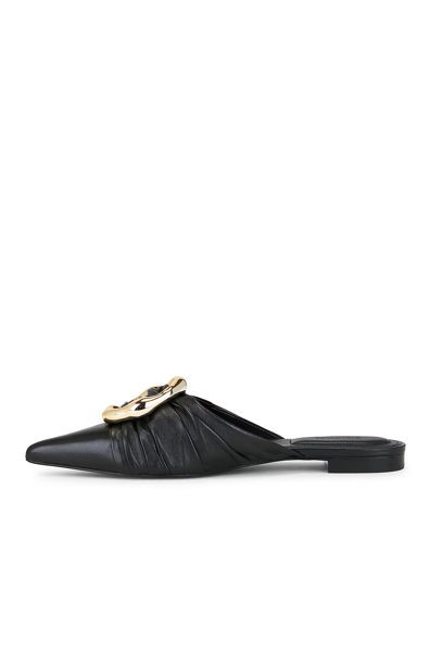 Belle Leather Pointed Toe Mule