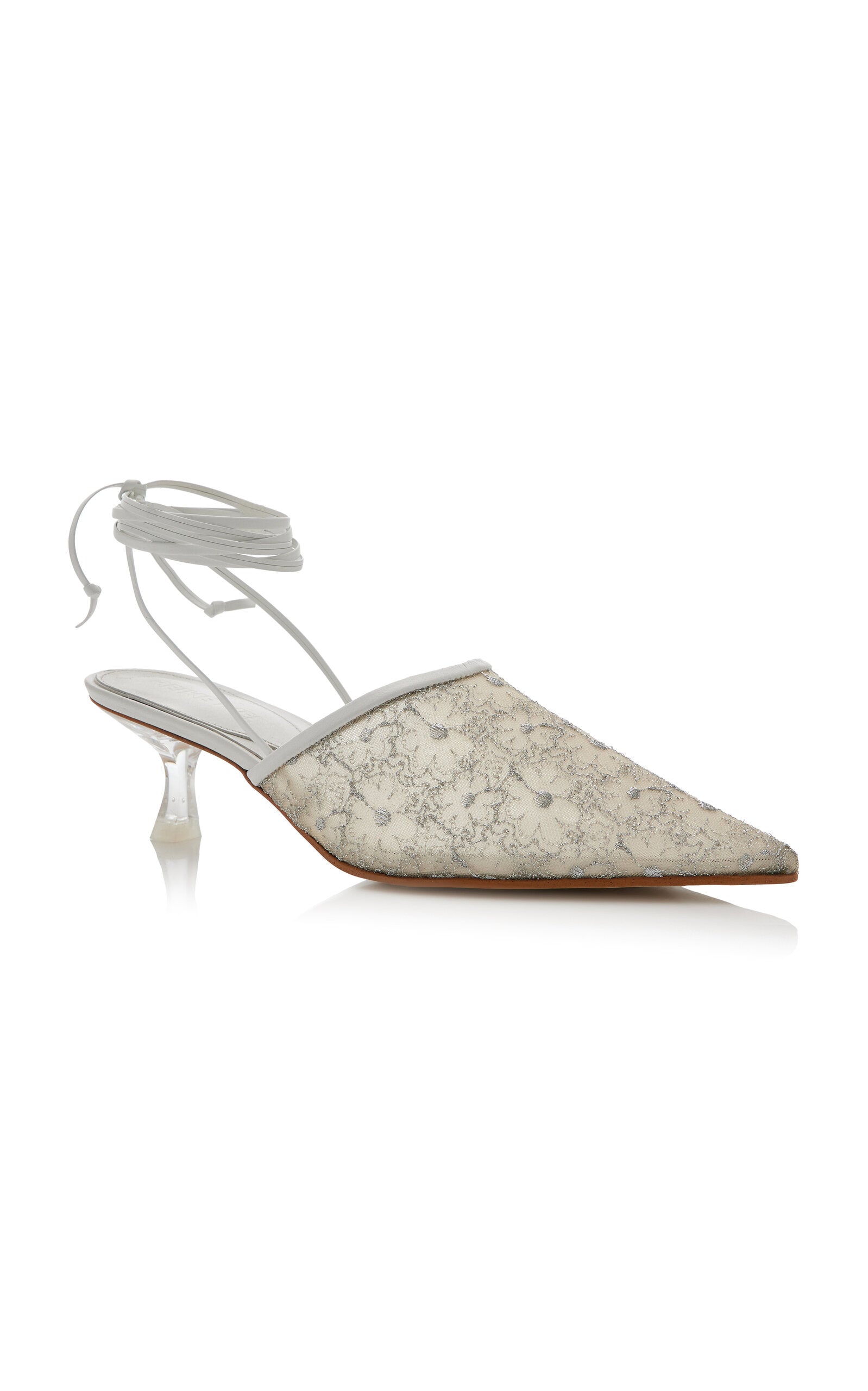 Reike Nen Exclusive Riviera Bit Convertible Floral-Mesh Mules
