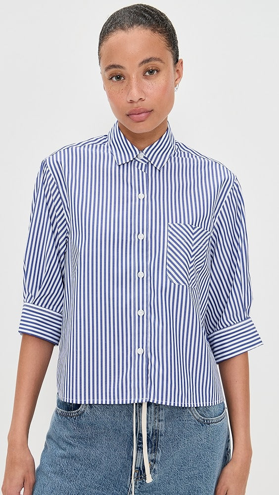 rag & bone Lucia Stripe Poplin