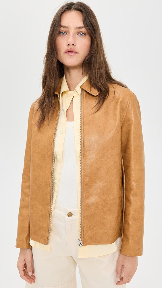 rag & bone Jordie Faux Leather Jacket