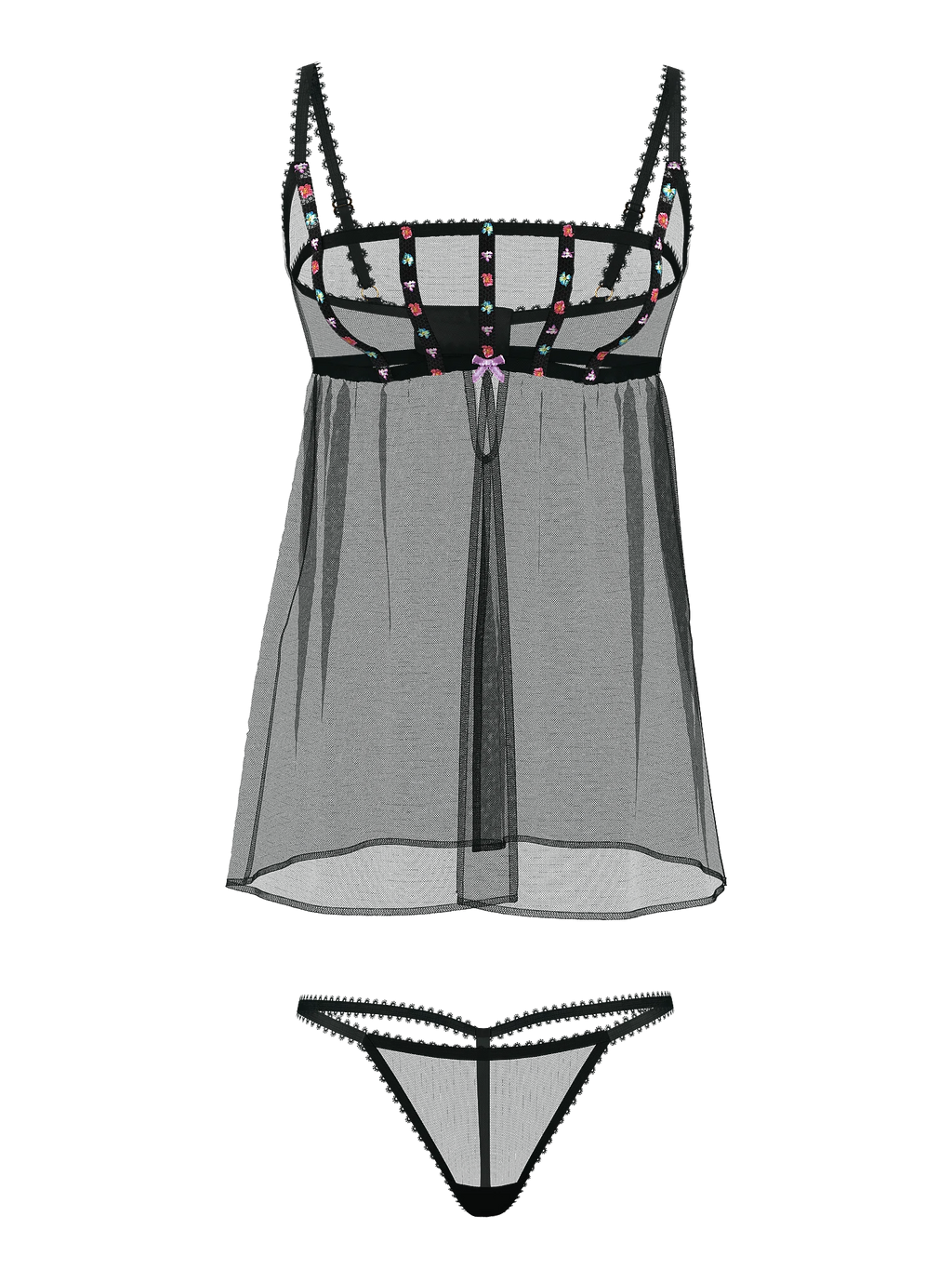 Ensemble Babydoll Dark Blossom de VICTORIA'S SECRET