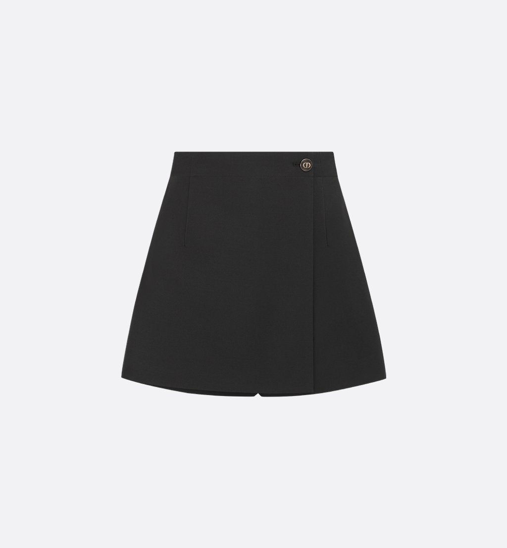 Jupe-short DIOR avec bouton CD