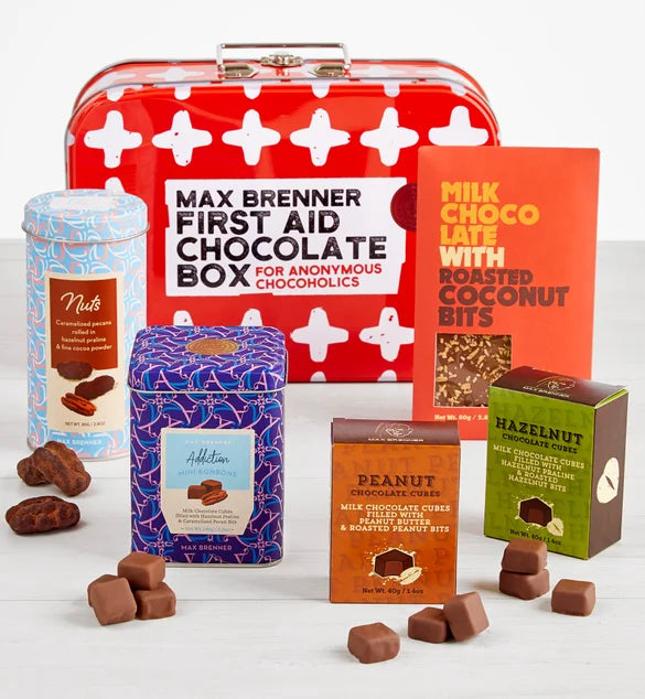 Boîte de chocolats de premiers secours Max Brenner