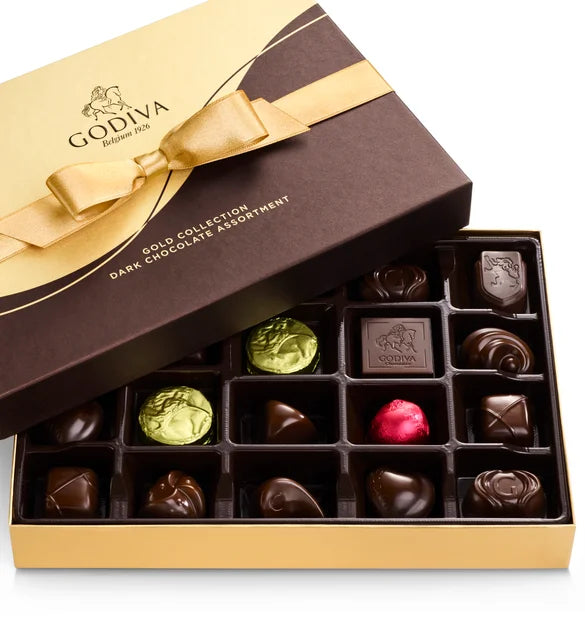 Coffret assortiment de chocolats noirs Godiva®