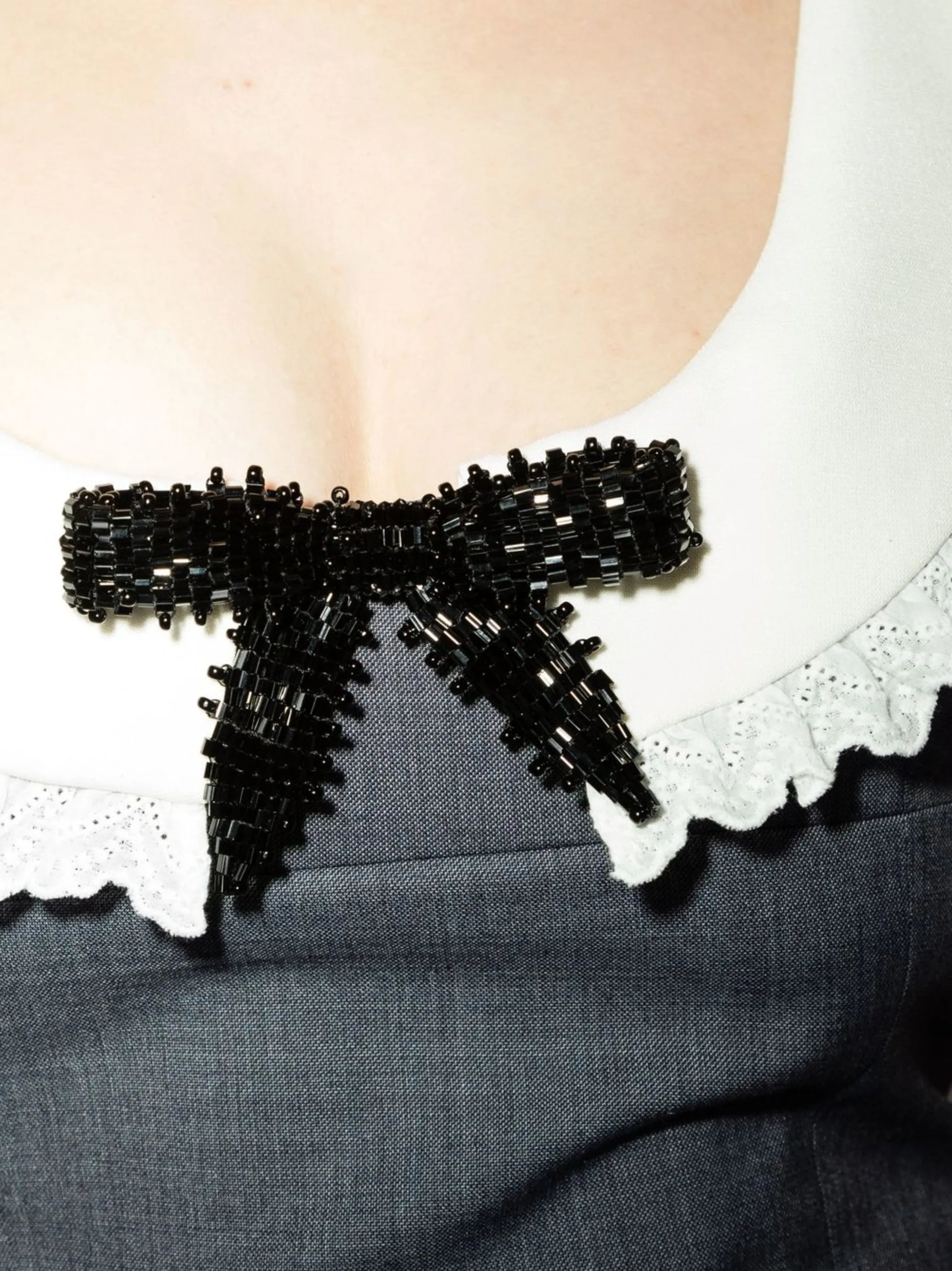 SHUSHU/TONG bow-detail sleeveless dress