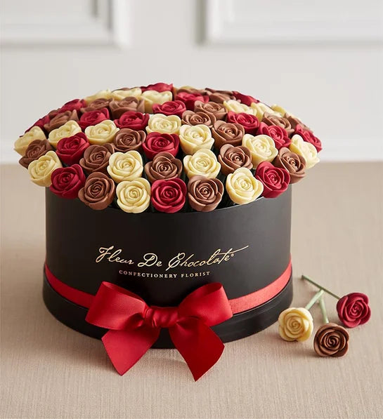 Amour et romance/Roses en chocolat belge