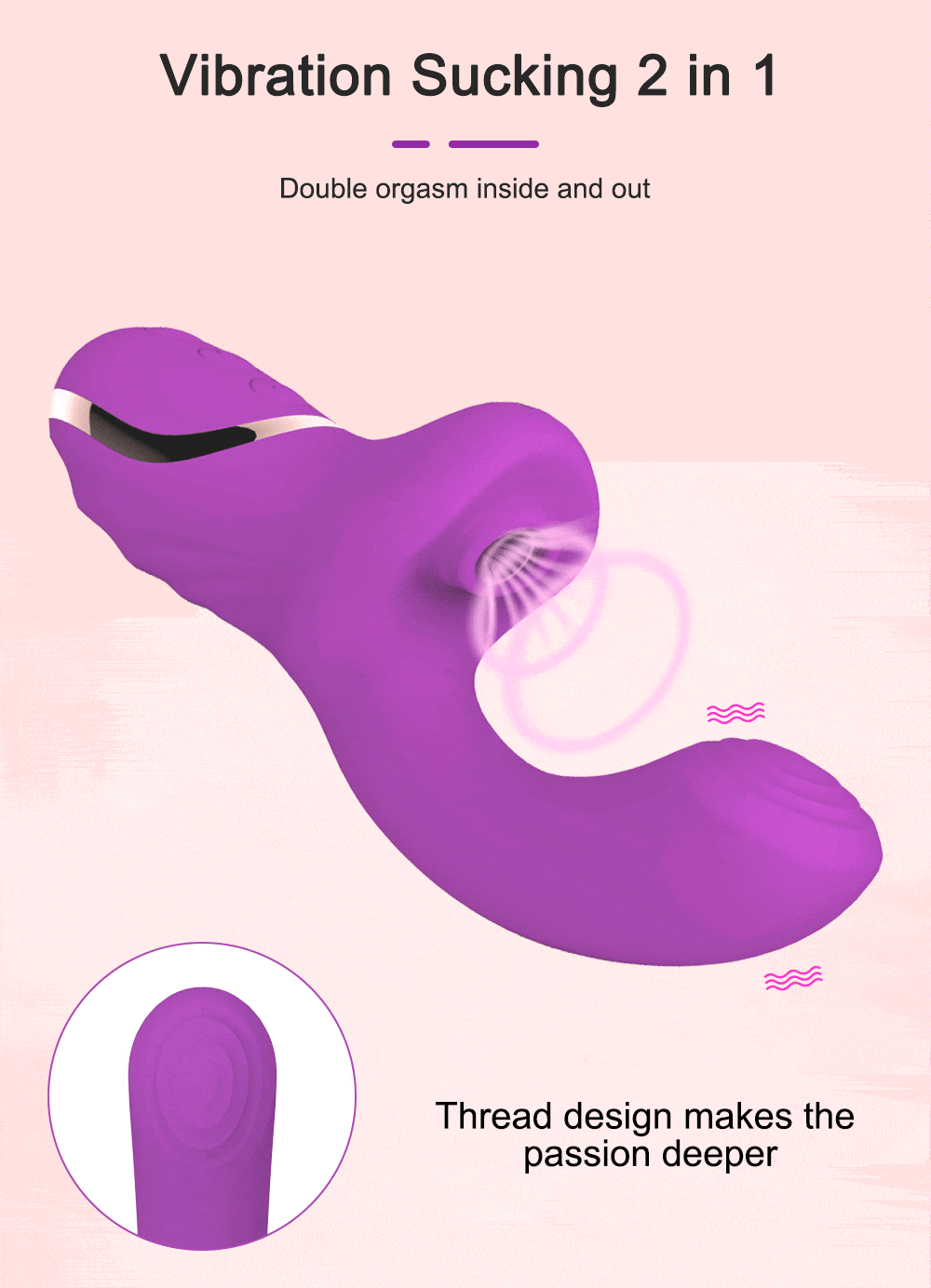 Clit Sucking Rabbit Vibrator | Clit and G Spot 2 in 1