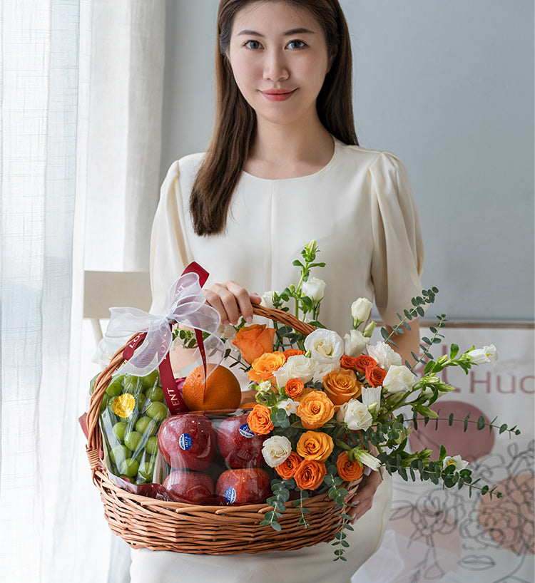Joyeux soleil/Panier de fruits