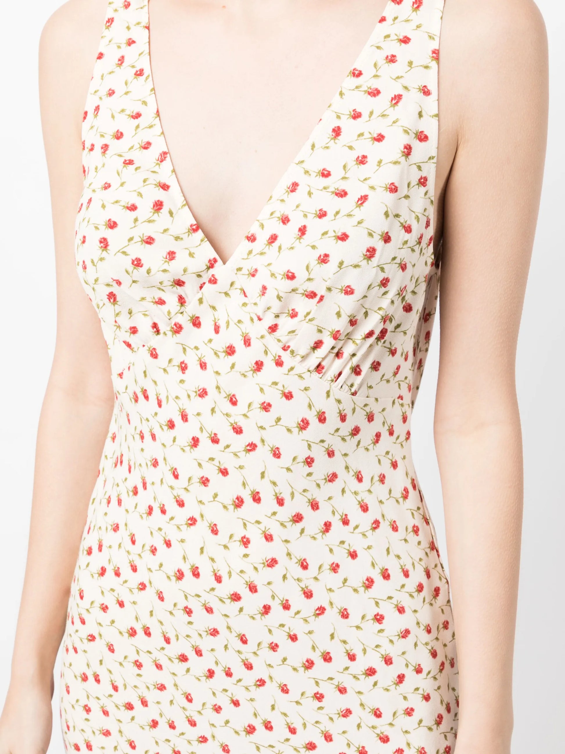 Reformation Calix floral-print minidress