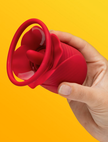 Pompe vaginale Lovehoney Rose avec stimulateur clitoridien