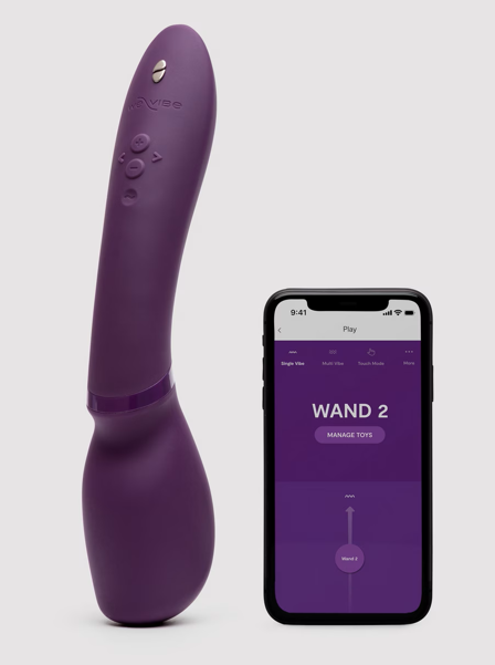We-Vibe Wand 2, masseur à baguette contrôlé par application