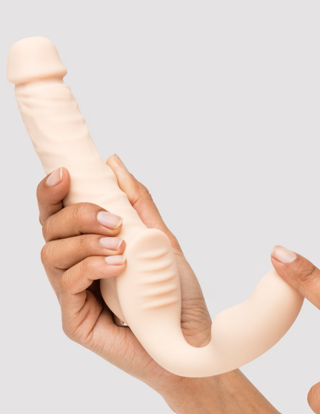 Gode portable sans bretelles avec vibrations réalistes