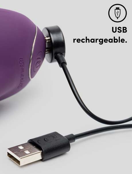 Stimulateur clitoridien et point G rechargeable Womanizer X Lovehoney InsideOut