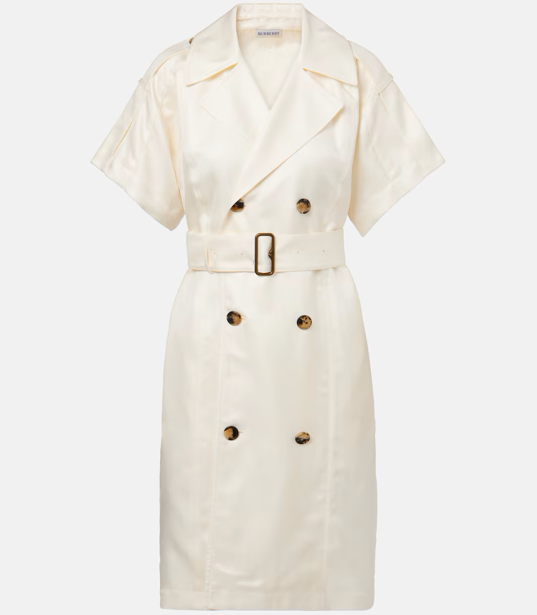 Robe midi ceinturée Burberry