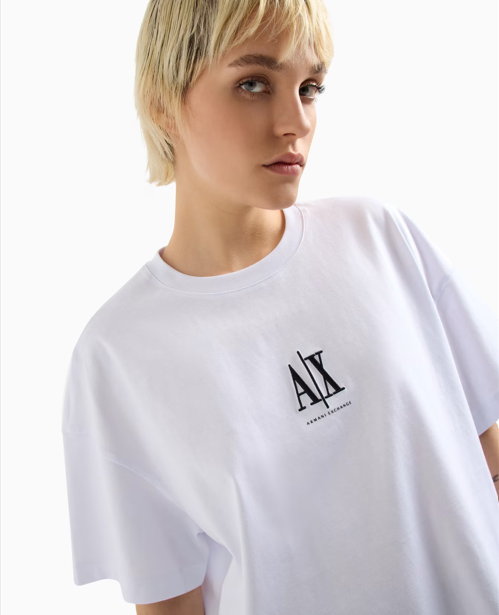 T-shirt décontracté en coton épais ARMANI