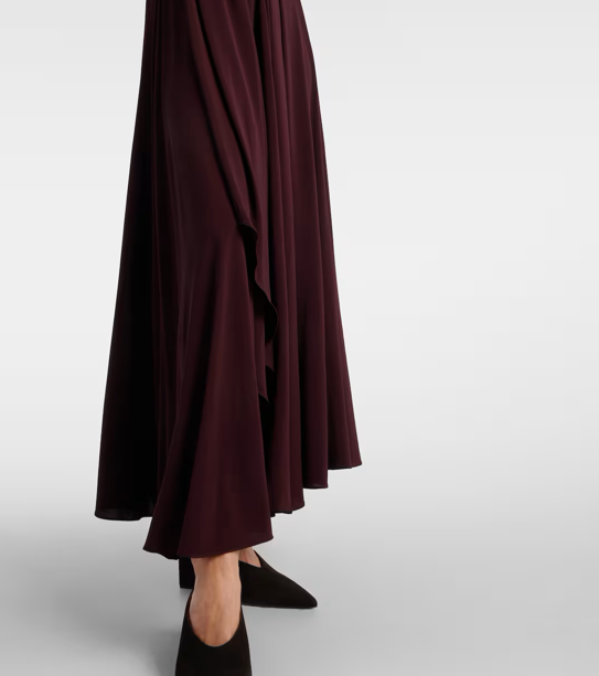 Robe longue drapée dos nu Alaïa 