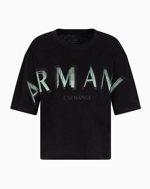 T-shirt court ARMANI avec logo à effet optique 