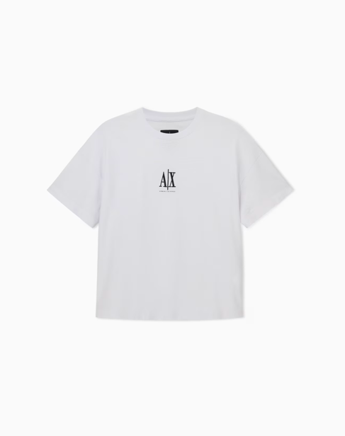 T-shirt décontracté en coton épais ARMANI