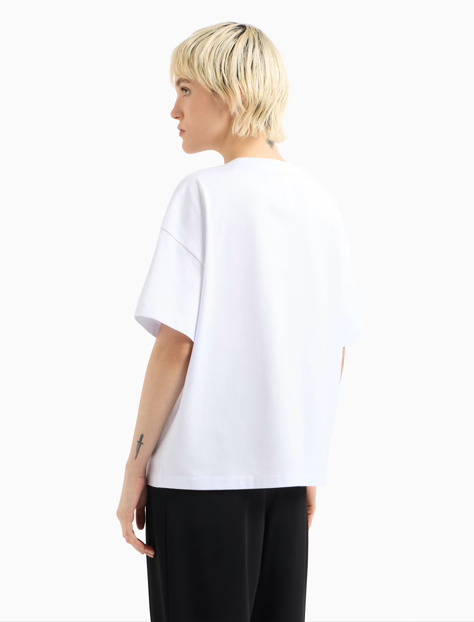 T-shirt décontracté en coton épais ARMANI