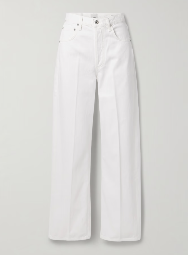 CITIZENS OF HUMANITY + Argent Ayla Baggy high-rise wide-leg jeans