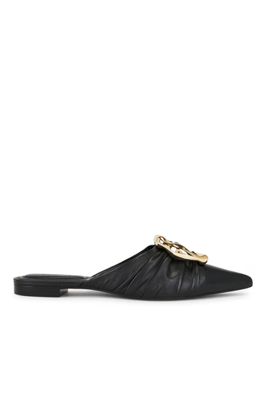 Belle Leather Pointed Toe Mule