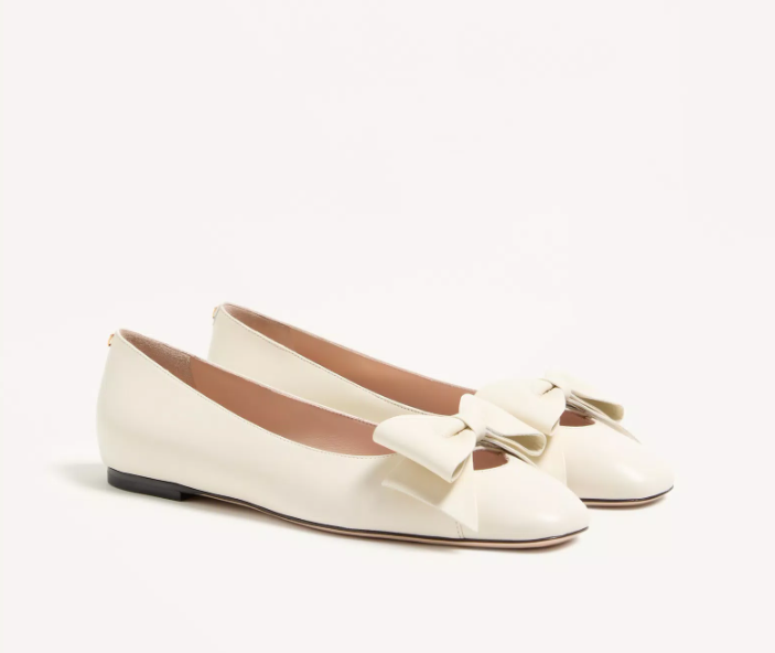Valentino Bowow Kidskin Ballerina