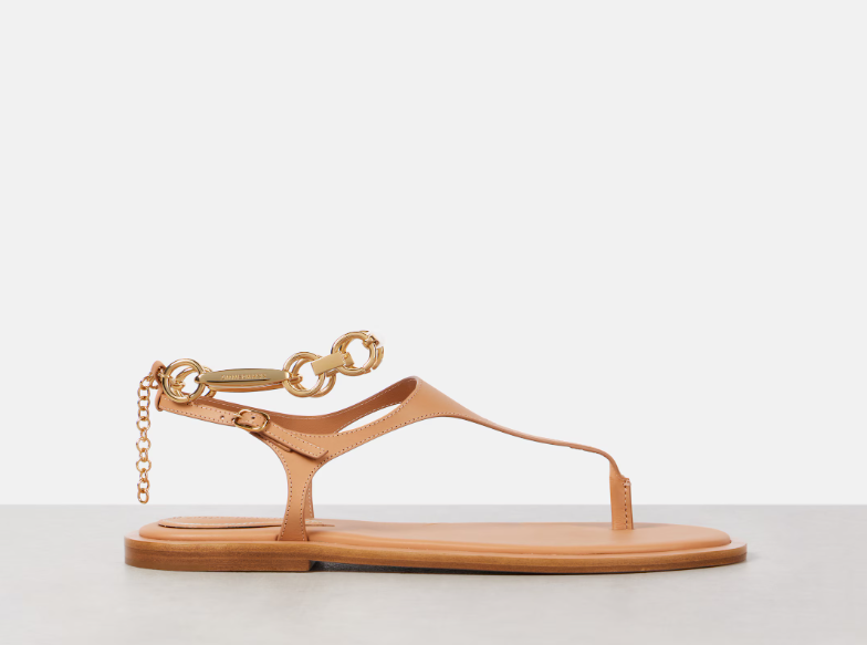 Zimmermann Wild embellished leather thong sandals