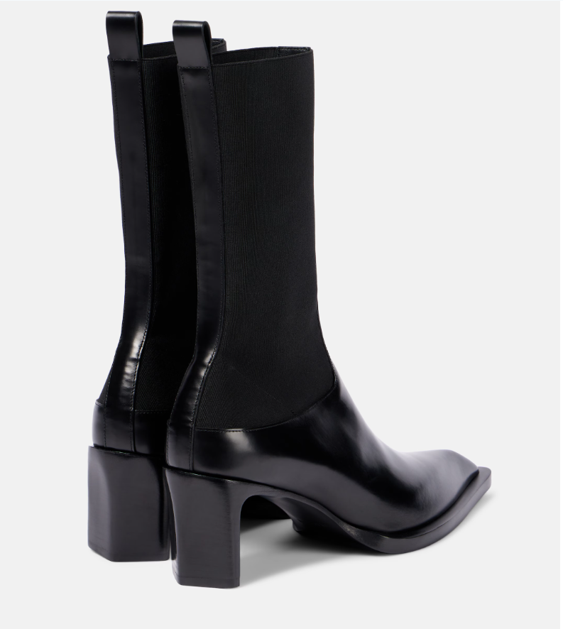 Jil Sander Leather ankle boots