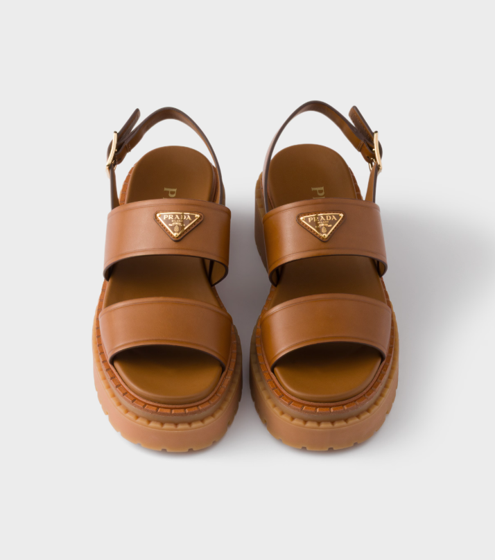 PRADA Leather sandals