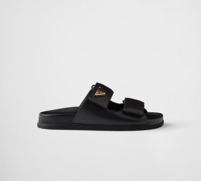 PRADA Nappa leather slides
