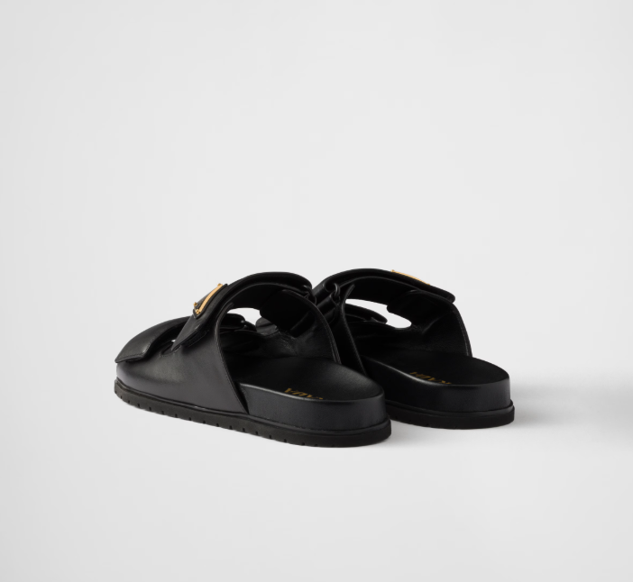 PRADA Nappa leather slides