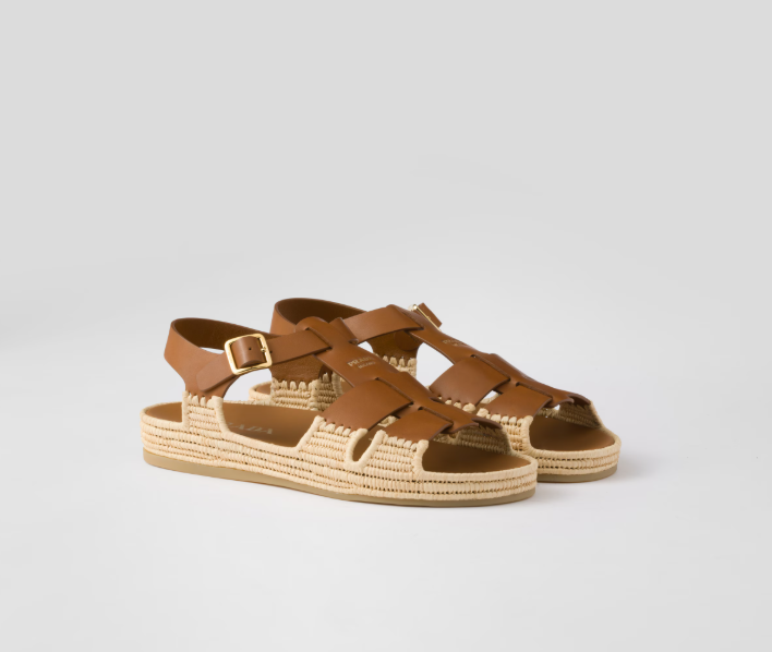 PRADA Leather sandals