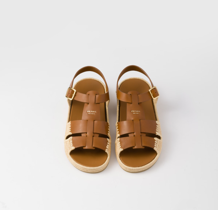PRADA Leather sandals