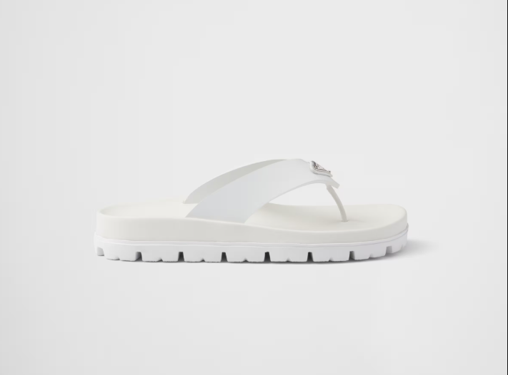 PRADA Rubber thong sandals