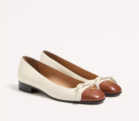 Valentino Valet Du Roi Kidskin Ballerina 25mm