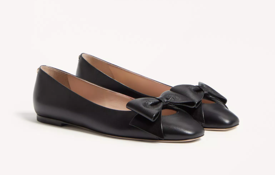 Valentino Bowow Kidskin Ballerina