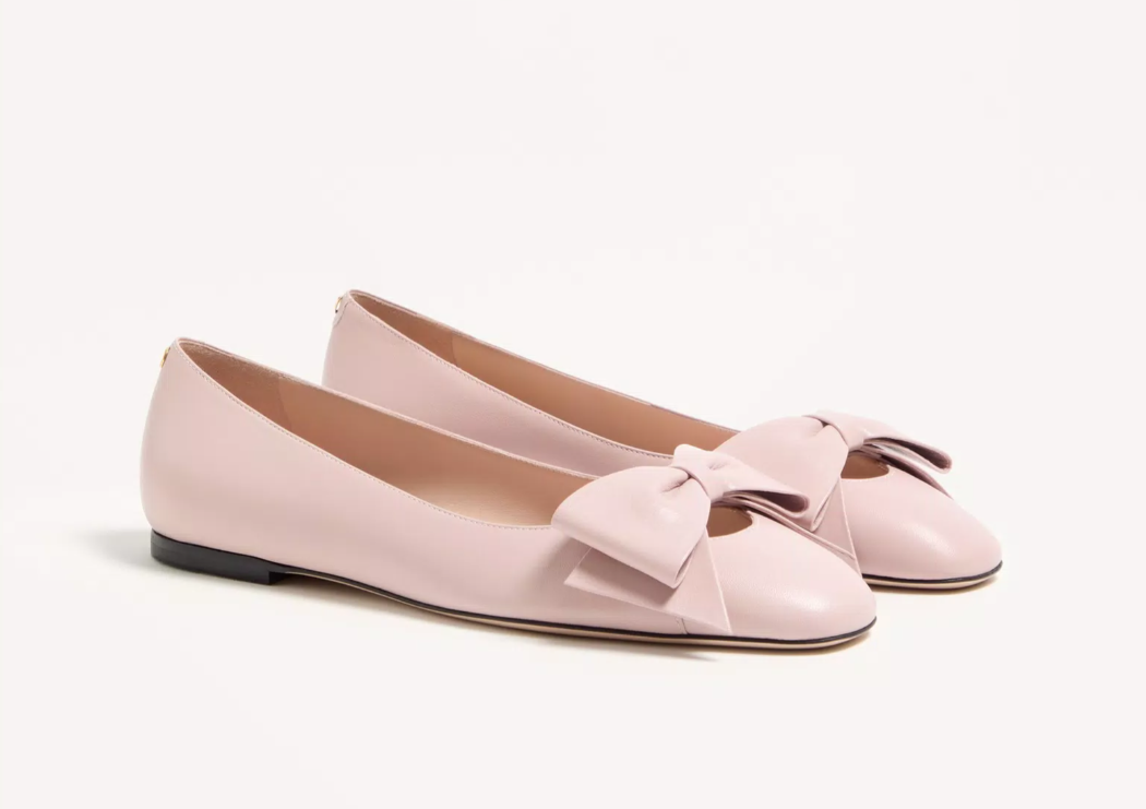 Valentino Bowow Kidskin Ballerina