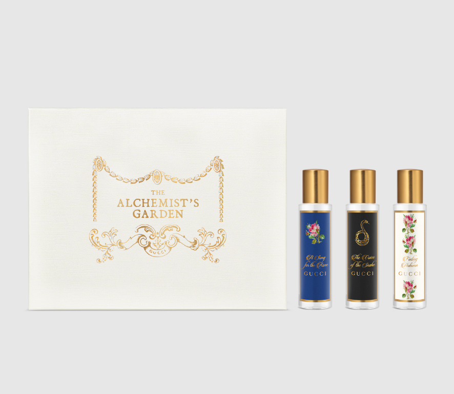 Gucci The Alchemist's Garden, mini discovery kit gift set
