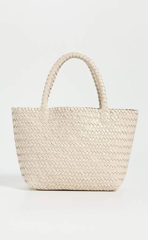 Petit sac fourre-tout tissé à la main Madewell