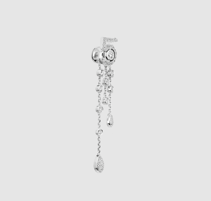 CHANEL Eternal N°5 transformable earrings
