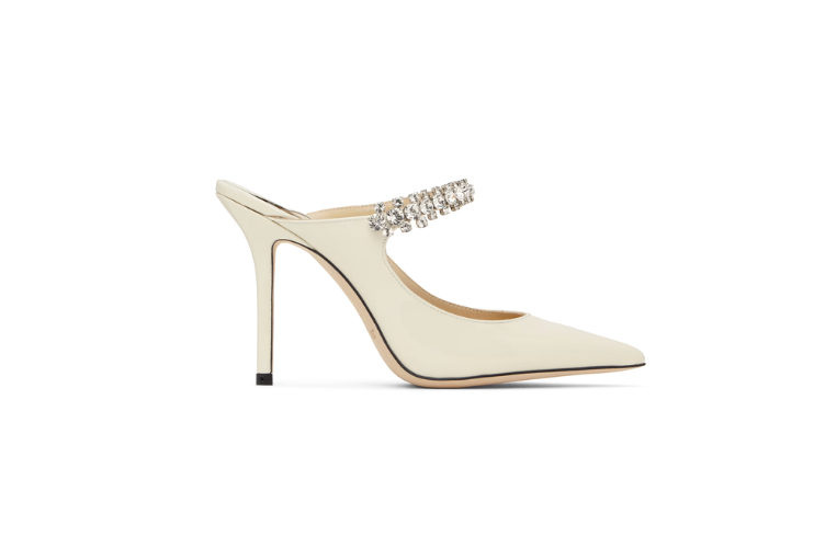 Jimmy Choo SSENSE Exclusive Off-White Bing 100 Mules