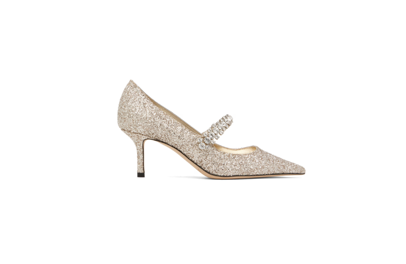 JIMMY CHOO Gold Bing Pump 65 Heels
