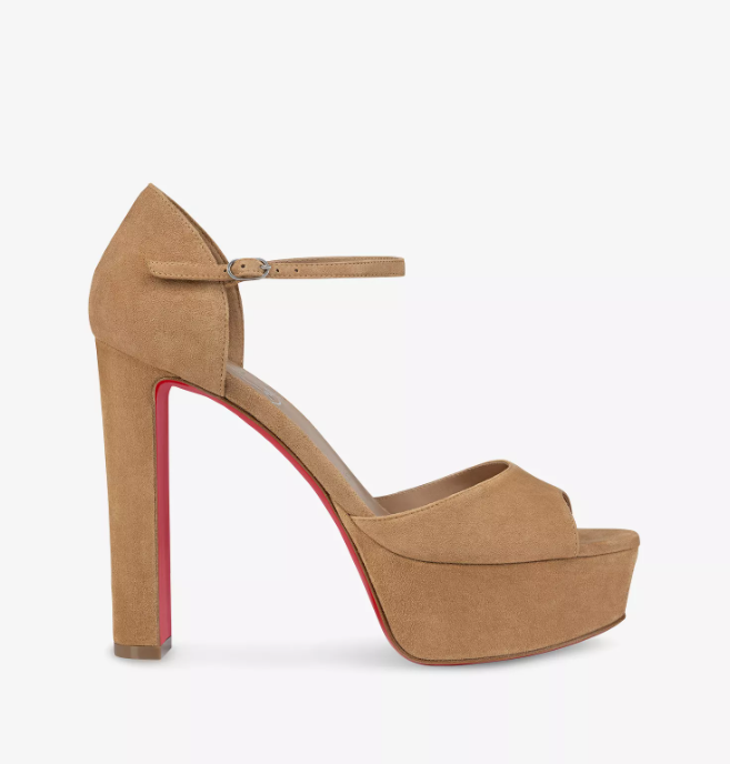 CHRISTIAN LOUBOUTIN Sandaloo 130 Suede Heeled Sandals