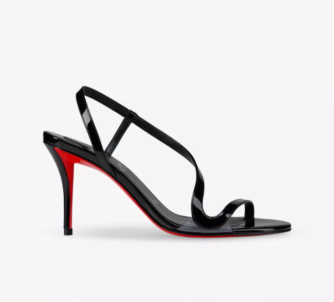 Rosa Z 80 Patent-PVC Heeled Sandals