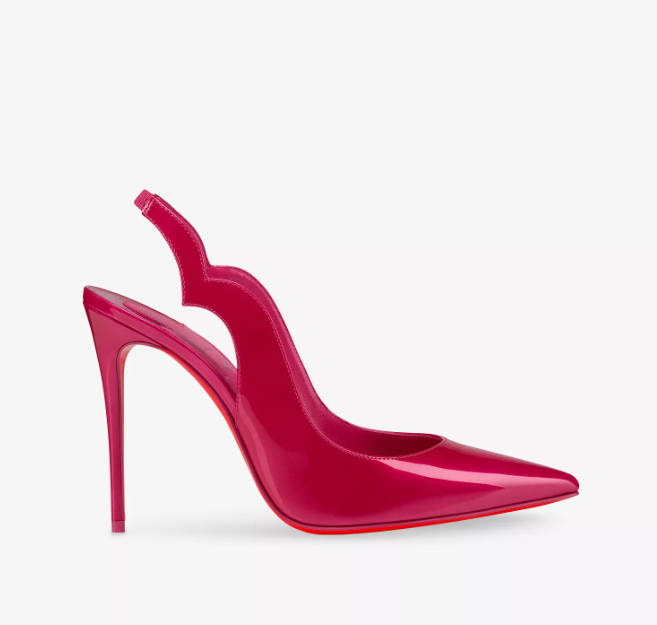 Hot Chick Sling 100 Patent-Leather Courts