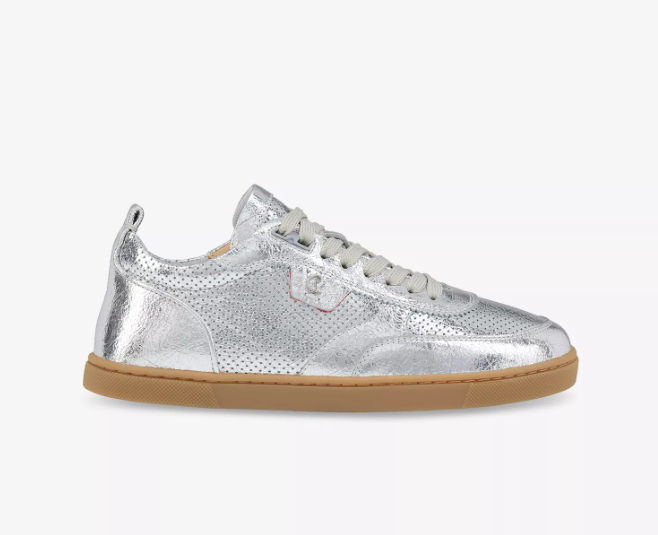 Tutti Rui Metallic-Leather Low-Top Trainers