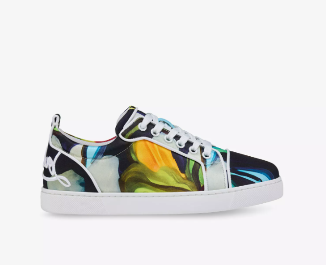 Fun Louis Junior Crepe-Satin Low-Top Trainers