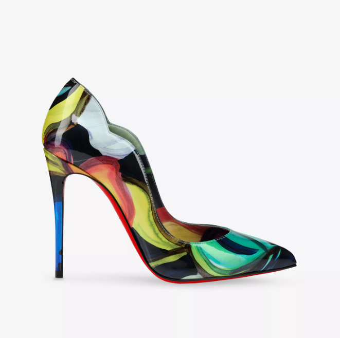 Hot Chick 100 Patent-Leather Courts