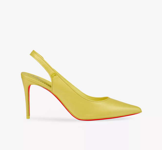 Sporty Kate Sling 85 Leather Heeled Courts