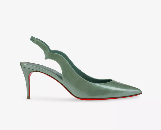 Hot Chick Sling 70 Leather Heeled Courts